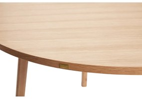 Okrągły stół w dekorze dębu ø 115 cm Ground – Hübsch