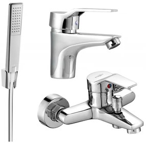 Mexen Caro R72 zestaw wannowy, chrom - 746603R72-00