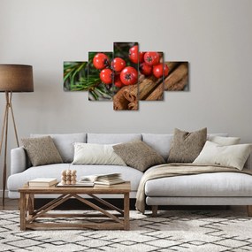 Obraz jagód i cynamonu (125x70 cm)