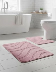 Brązowy zestaw dywaników łazienkowych M4-M27