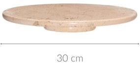 Obrotowa taca marmurowa, Ø 30 cm