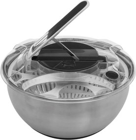 Miska ze stali nierdzewnej + wirówka do sałaty, 3,5 L