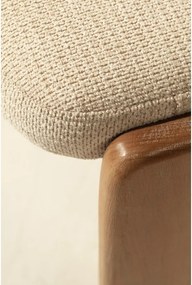 Kremowe tapicerowane krzesła zestaw 2 szt. Nadia – MOME