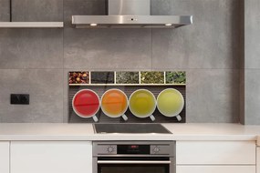 Szklany Panel Wybór Herbat Ziołowych