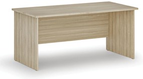 Biurko PRIMO WOOD, 160x80 cm, dąb naturalny