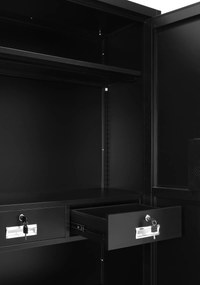 Szafa biurowa z zamkiem elektrycznym i szufladami XD-034