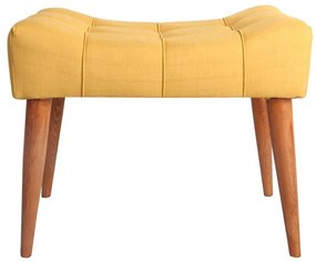 Taboret LUMI 40x58 cm żółty