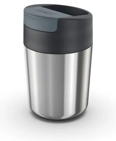 Kubek podróżny w granatowo-srebrnym kolorze 340 ml Sipp – Joseph Joseph