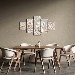 Obraz bogini na ozdobnym tle (125x70 cm)