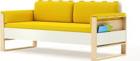 Sofa Loft szer. 195 cm z materacem, bocznymi i tylnymi poduszkami Plus Timoore
