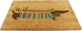 Wycieraczka z włókna kokosowego 40x60 cm Welcome Sausage Dog – Artsy Doormats