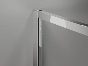Mexen Exo kabina prysznicowa półokrągła rozsuwana 70 x 70 cm, transparent, chrom - 8131-070-070-01-00
