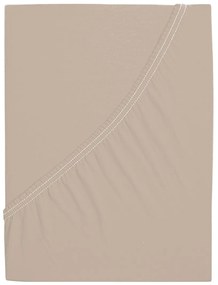 4Home prześcieradło jersey Mako kawowy, 180 x 200 cm