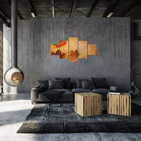 Obraz z motywem jesiennym (125x70 cm)