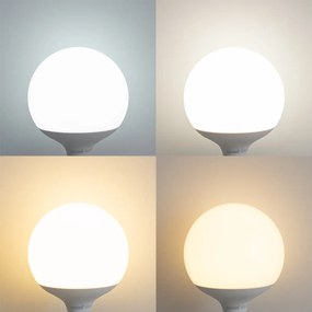 Zestaw 5 inteligentnych żarówek LED E27 G120 Matowe RGBW 9W 806 lm 2700-6500K