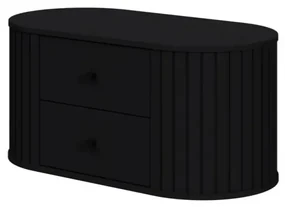 Szafka pod umywalkę VENEZIA 2S 95cm czarny mat HALMAR