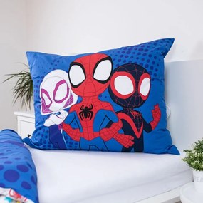 Niebieska bawełniana pościel dziecięca jednoosobowa 140x200 cm Spidey – Jerry Fabrics