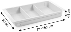 Tescoma Regulowana organizer do szuflady FlexiSPACE 330-555 mm