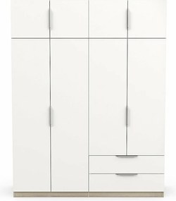 Szafa 8-drzwiowa z 2 szufladami, szerokość 157,3 cm - Ghost