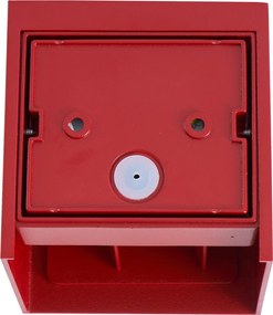 Nowoczesna lampa ścienna zewnętrzna ciemnoczerwona z LED IP54 - Edwin