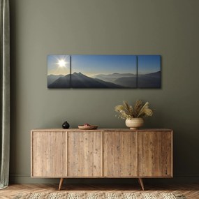 Obraz - Nad szczytami gór (170x50 cm)