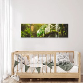 Obraz kameleona (170x50 cm)