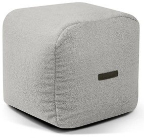 Jasnoszary worek do siedzenia z materiału bouclé Plus 50 Lounge – SLOWDOWN