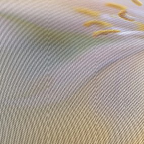 Obraz - Delikatny kwiat (z zegarem) (90x30 cm)