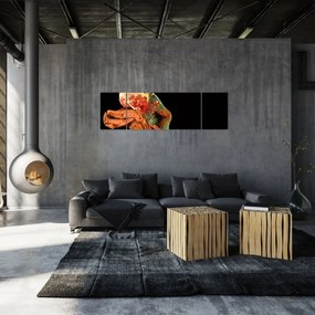 Obraz kameleona na gałęzi (170x50 cm)