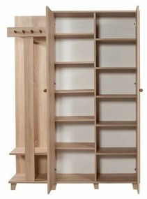 Wieszak z szafką Garmanto Tree Sonoma Oak Double