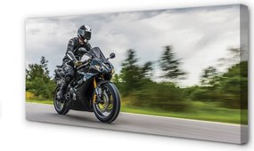 Duży obraz na płótnie Motocykl ku Horyzontowi