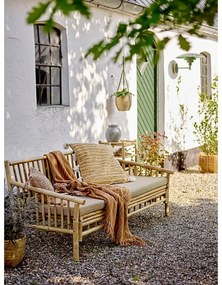 Beżowo-naturalna bambusowa sofa ogrodowa Sole – Bloomingville