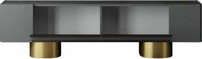 Stolik pod telewizor Bohem Anthracite and Gold