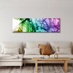 Obraz - kolorowy dym (170x50 cm)
