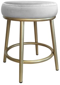 Taboret Ben noga metalowa złota MG39