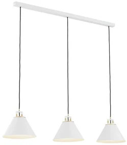 Argon 6173 - Żyrandol na lince ORTE 3xE27/15W/230V biały