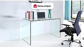 Biurko ELSTRON - Szkło gięte