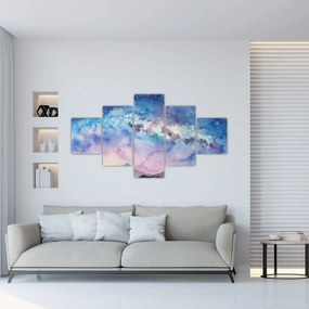 Obraz - Droga Mleczna, akwarela (125x70 cm)