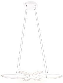 Biała lampa wisząca LED Fly – Trio