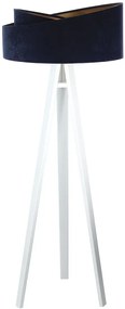 Lampa stojąca GEMSTONE granatowa/złota/biała BPS KONCEPT