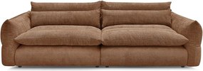 Pomarańczowa sofa z tkaniny szenilowej 276 cm Neil – Bobochic Paris