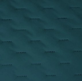 Aksamitna narzuta na łóżko ASTRALIA, turkusowa Rozmiar: 200 x 220 cm