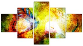 Obraz - Kosmiczny motyl (125x70 cm)