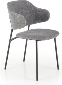 Krzesło do jadalni K497 tapicerowane tkaniną