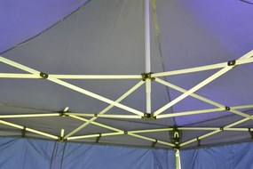 Pawilon ogrodowy PROFI rozkładany 3 x 3 m - niebieski, 4 ściany