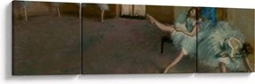 Obraz - Edgar Degas, Before the Ballet, reprodukcje (170x50 cm)