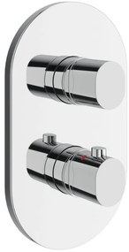 Ravak X070455 - Termostatyczna bateria prysznicowa do montażu podtynkowego CHROME, chrom błyszczący