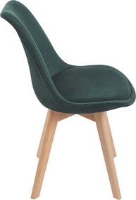 Zestaw 4 Krzese Synk Aksamitne