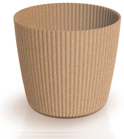 Donica ogrodowa okrągła Milly Eco Wood 24 cm PROSPERPLAST