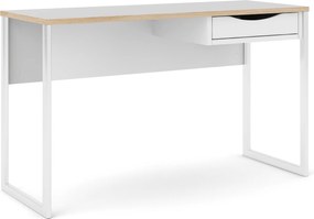 Białe biurko z szufladą Function Plus 1S